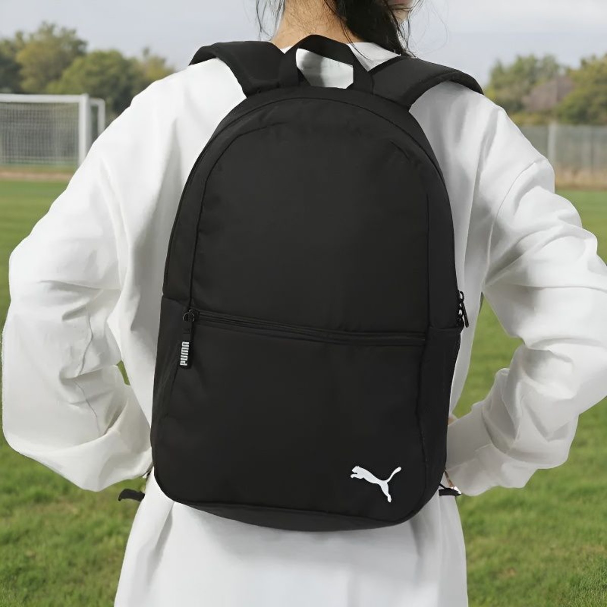 PUMA Men's and Women's Bags Backpack Computer Bag Student School Bag Football Series Backpack 090238-01