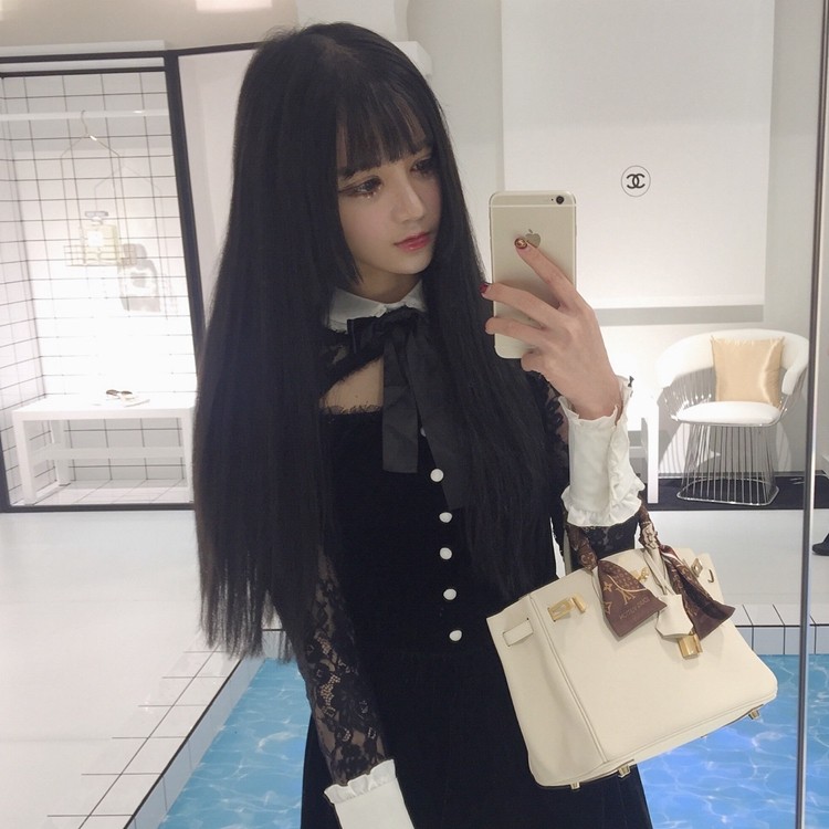 Perruque Long cheveux raides - Ref 2614029 Image 9