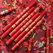 Wedding fireworks tube wedding fireworks tube opening of handheld spray tube petal rain wedding supplies