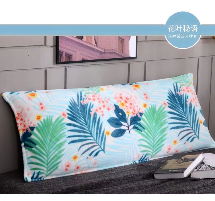 Gối dài gối Hạm đội flannel phim hoạt hình đôi 2 m ngựa vằn san hô 1,5 m 1. nhung mùa đông gối trúc