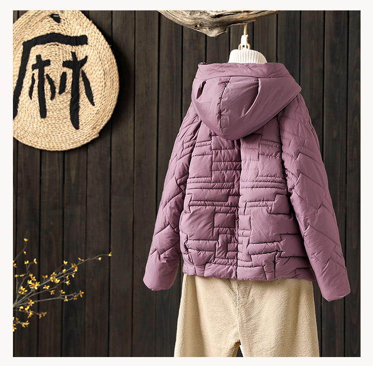 [Kết thúc mùa giải gấp 6,8 lần] Phụ nữ cotton trùm đầu ngắn mùa đông áo khoác mới áo khoác cotton dày áo phao ngắn nữ