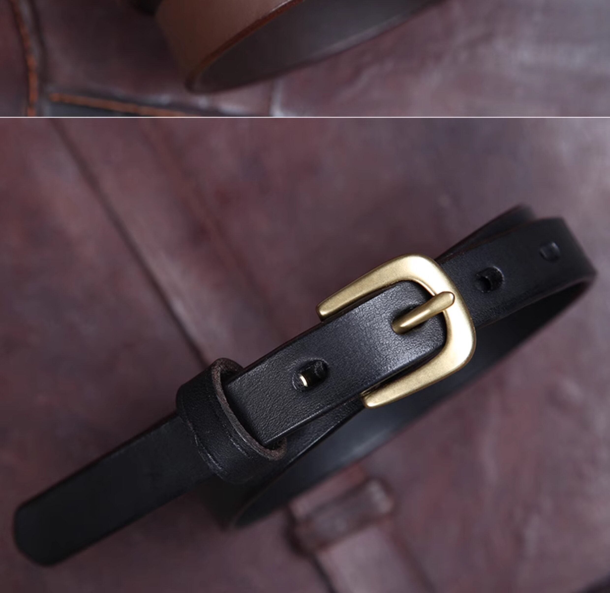 Кожаный ремень ручной работы, медная кожаная пряжка, делается под заказ, из натуральной кожи, воловья кожа, простой и элегантный дизайн 