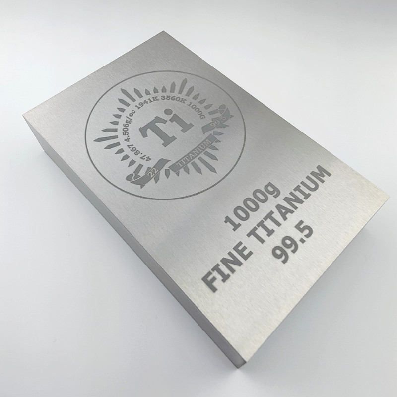 Titanium 1kg Collection Bar, 6-Sided Finely Polished, 99.5%, 119×73.6×25.5mm, Teaching Aids, Creative Gifts Titanium 1kg Collection Bar, 6-Sided Finely Polished, 99.5%, 119×73.6×25.5mm, Teaching Aids, Creative Gifts