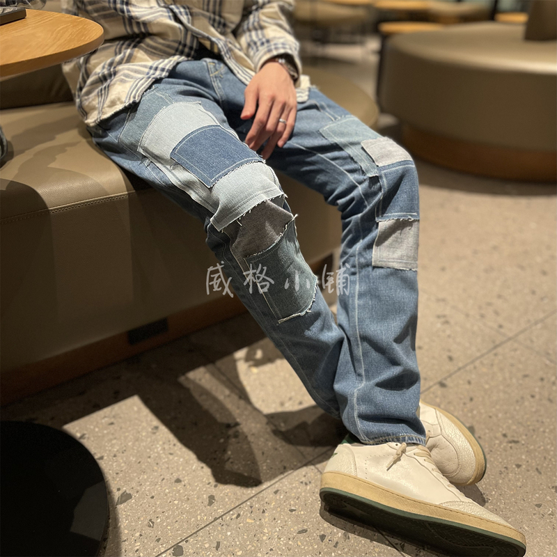 Lee 101+ High-End Series Heavy-Duty Patched Jeans 705 Tapered Lmb1007053Hh00F-A00539 Lee 101+ High-End Series Heavy-Duty Patched Jeans 705 Tapered Lmb1007053Hh00F-A00539