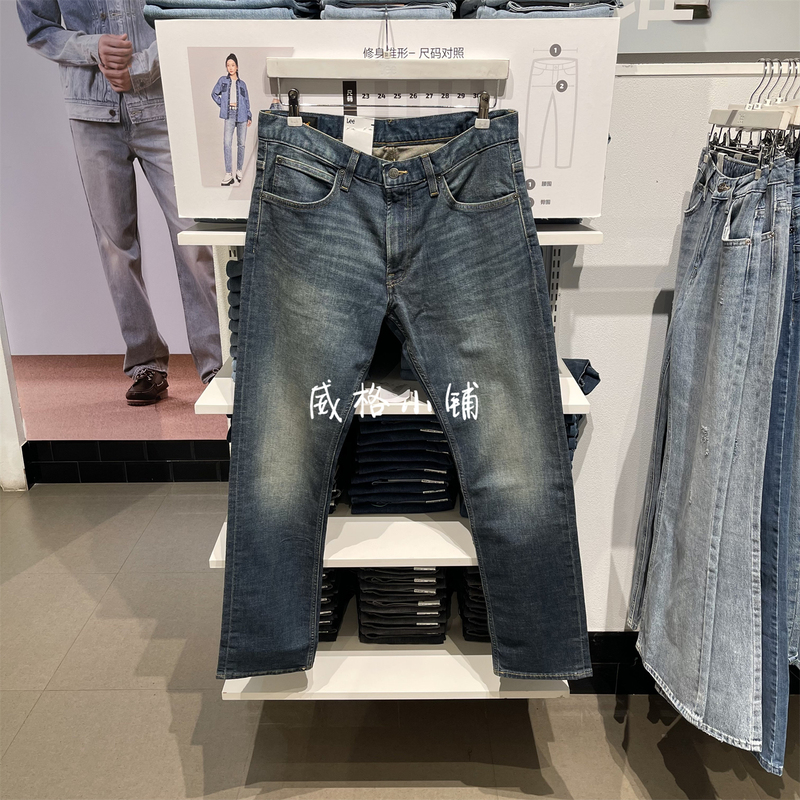 New Lee 726 Standard Straight-Leg Denim Men's Pants for Autumn Lmb251726206045-A07980