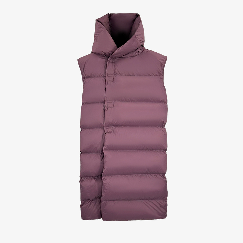 Dark Pioneer Ro Style Autumn and Winter Sleeveless Hooded Warm Puffer Vest Jacket 90% White Duck down Long down Jacket Dark Pioneer Ro Style Autumn and Winter Sleeveless Hooded Warm Puffer Vest Jacket 90% White Duck down Long down Jacket