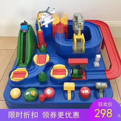 Domestic spot Japan imported THOMAS THOMAS THOMAS Adventure Track Toys Children's Combination Inertial Train
