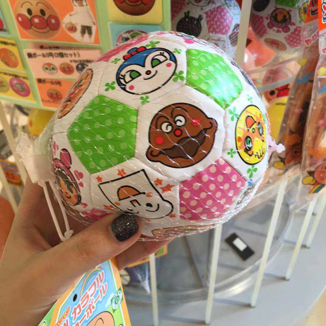 Spot Japan Purchasing Bread Superman Baby Baby Hand Grip Ball Soft Sponge Small Leather Ball Toy 1 Year Old