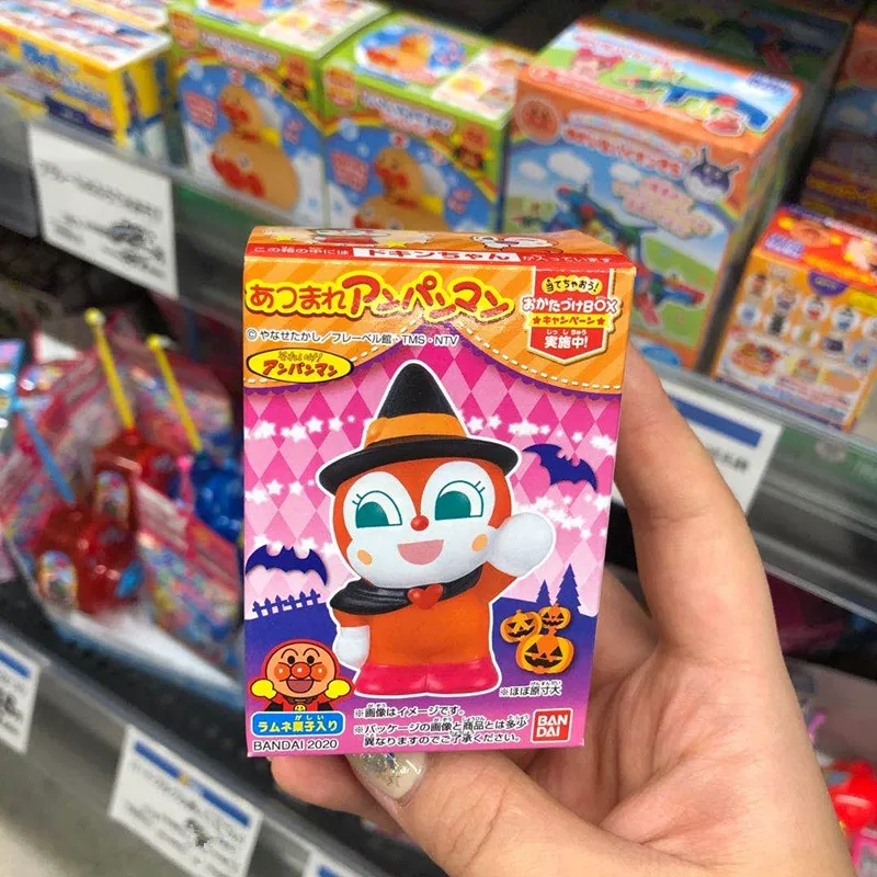 Bandai, японская милая кукла, пальчиковая кукла, набор, игрушка, Анпанмен, хэллоуин