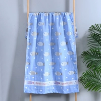 Bimu Fish Blue Bath Полотенце