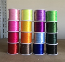 Flat Crystal elastic thread Buddha bead elastic cord bracelet special thread beaded rope DIY handmade line