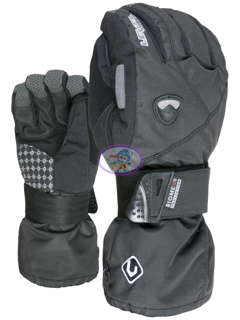 (outdoor sports) Italian Level Fly single double board ski points finger-finger gloves with built-in wrists