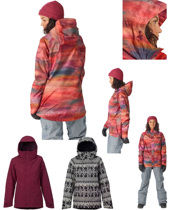 (Ski brand) Burton Gore-Tex Rubix senior ladies warm ski suit multicolor