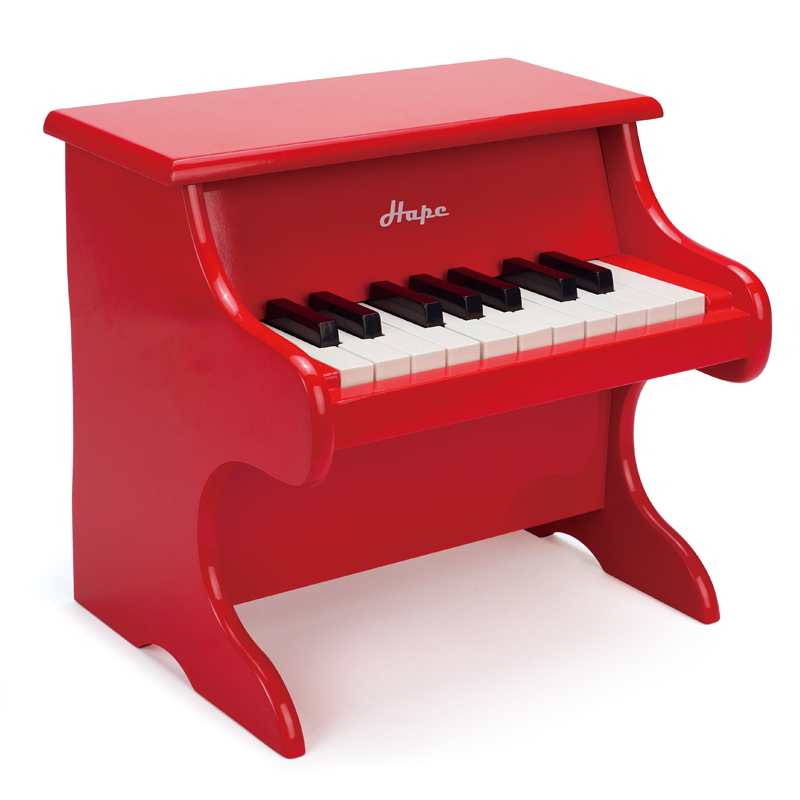 HAPE18 Key Piano Red Children Musical Instruments Play Music Art Toys Wooden environmentally friendly and odorless safe and non-toxic-Taobao