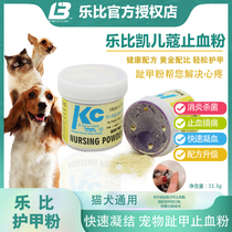 Lebikele Pet Hemostatic Pink pooch Cat Kitty Wound Anti-inflammatory and Severed Finger Chia Chia Powder Broken Tail Pet Supplies