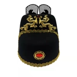 Шляпа ученого номер один, черная газовая шляпа, официальный оперный реквизит жениха, костюмированная шляпа, шляпа ученого, костюм Тан, шляпа императора, официальная шляпа