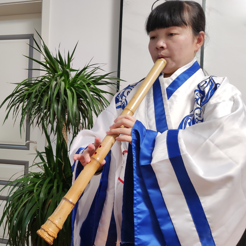 Ottehai Guizhunan Xiao Zhang Haichuan professionally refined flute musical instrument big head bamboo root eight holes