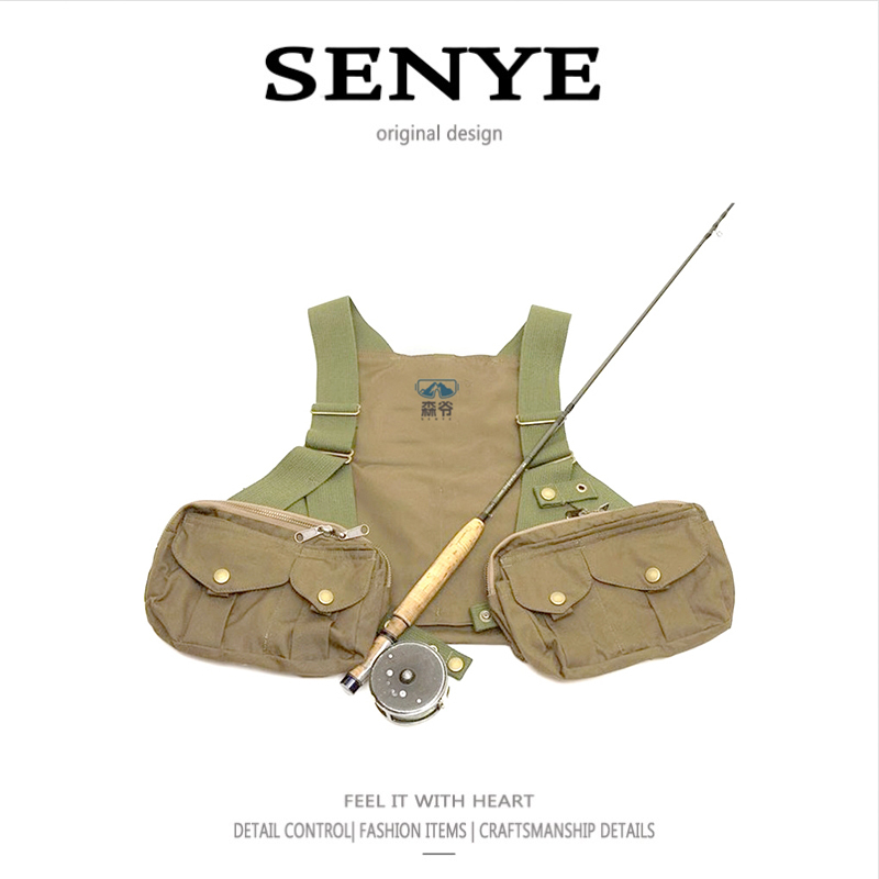 Hunting and Fishing American-Style Work Vest for Men 2026 New Outdoor Functional Camping Hiking Vest with Large Pocket Design