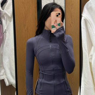 Lulu yoga jacket define sports sun protection clothing