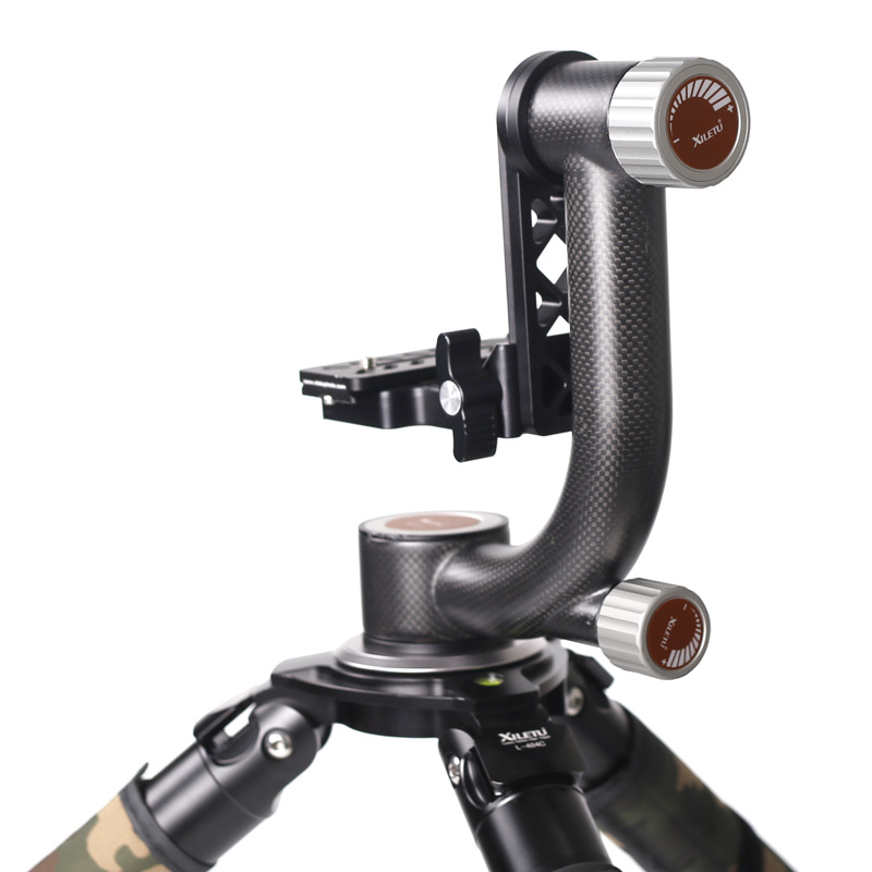 Joy path Chân máy đúc sợi carbon đầu máy ảnh DSLR video chim ống kính tele - Phụ kiện máy ảnh DSLR / đơn chân máy chụp hình