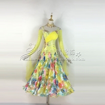 Zhimei new friendship national standard performance competition performance suit Modern waltz dance dress swing dress custom-made