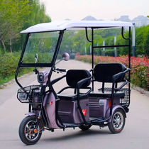  Electric tricycle carport awning Leisure small bus fully enclosed transparent awning awning Elderly awning
