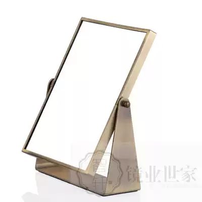 Double-sided high-definition counter glasses shop table mirror gold shop try-on mirror desktop cosmetic mirror jewelry special mirror
