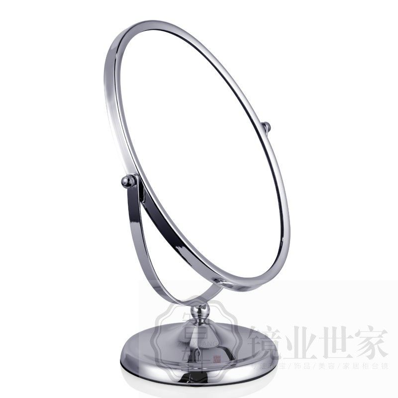 Double-sided HD counter mirror Glasses shop table mirror gold shop try on mirror table makeup mirror Jewelry special mirror