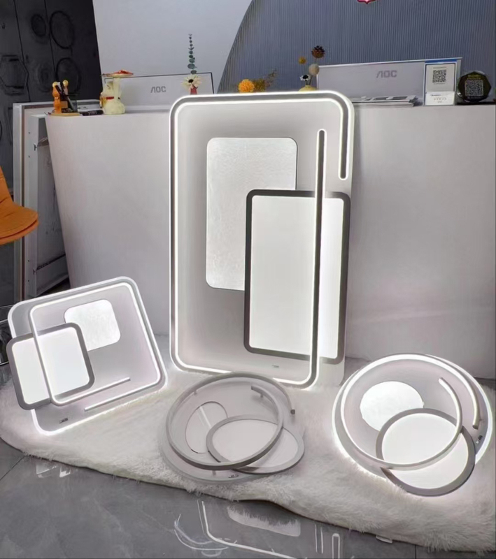 Wenshang Meiju Lighting Living Room Dining Room Bedroom Whole House Package Ceiling Light Led Modern Simple Lighting Fixtures Fully Enclosed