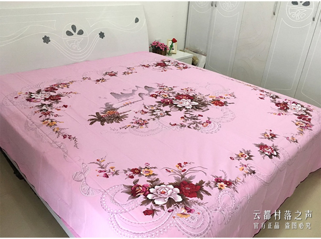 Khăn trải giường một mảnh Quốc gia bông cũ hoài cổ dày chà nhám Double 2.3 cotton twill vải thô cũ - Khăn trải giường ga trải giường cotton