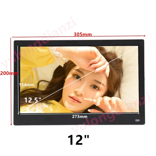 Цифровая электронная фоторамка, постер, литиевые батарейки, 12 дюймов, подарок на день рождения