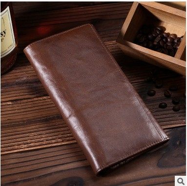 Decreased sale retro men's wallet wallet cowhide handbags and business chiefs of business chief citron
