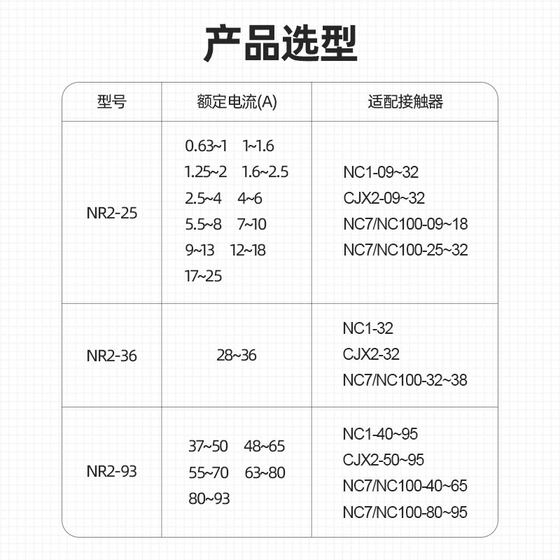 Zhengtai thermal relay motor 380V overheating overload protector NR2-25 Z thermal overload relay contactor