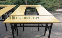 Factory direct sales training conference table simple office desk long desk class 130*40 length and width reading table