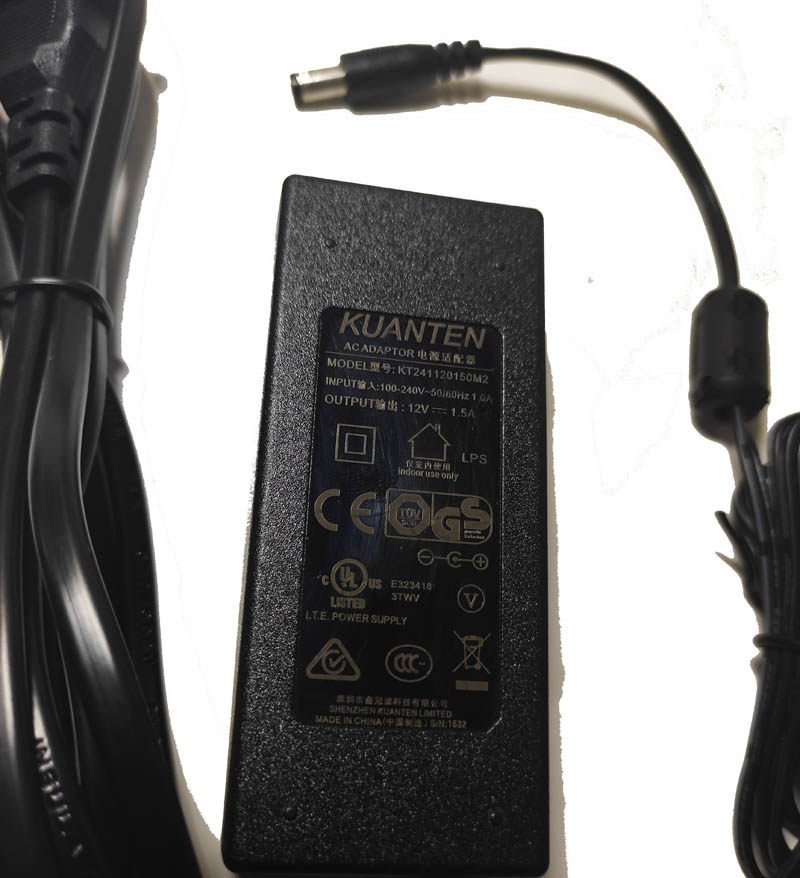H9 PLUS scanner Power adapter 12V power cable
