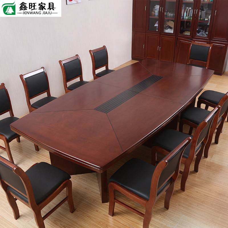 Office furniture Paint Large Conference Table Long Table Negotiation Table And Chairs Combination Brief Strip Table Training Meeting Desk