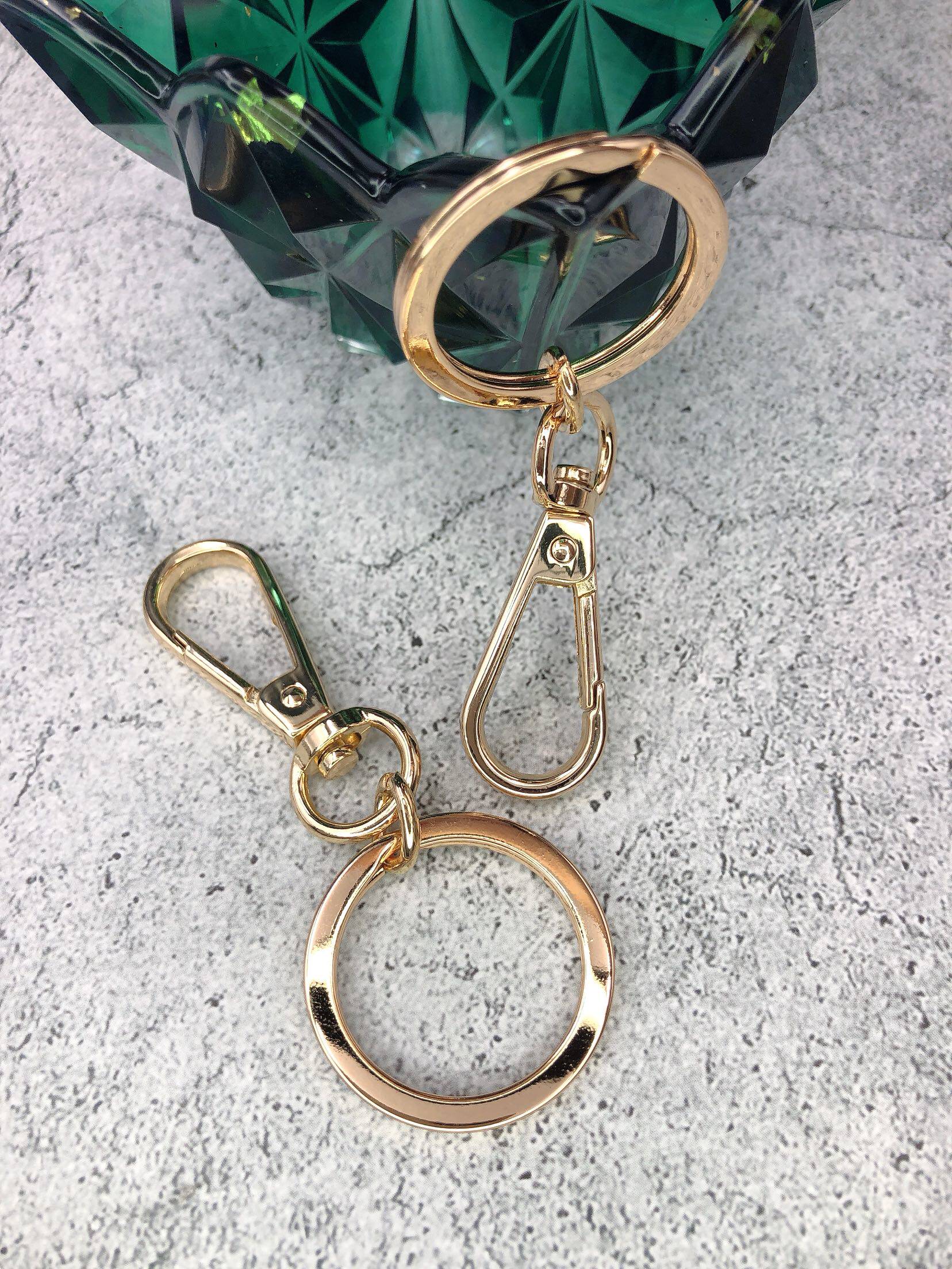 Shanghai Jiadai Handmade KC Gold Spring Keychain DIY Keychain Color Preservation