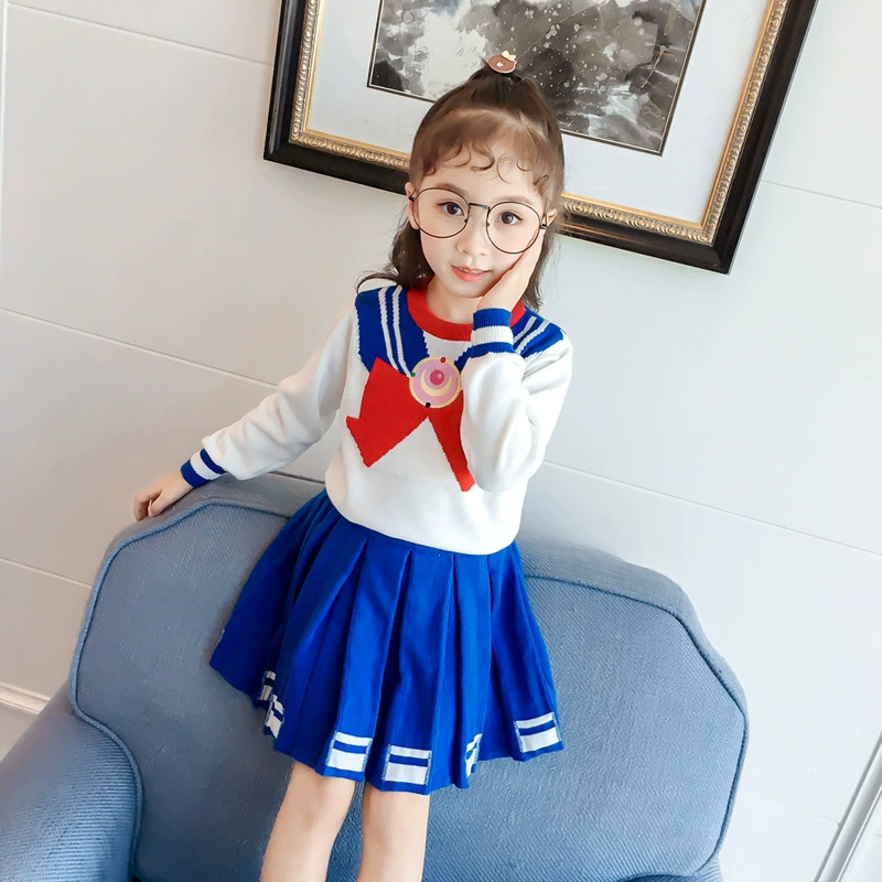 Quần trẻ em Hàn Quốc 2018 mùa thu mới cho bé gái không khí hoang dã co giãn xù quần yếm jean trẻ em