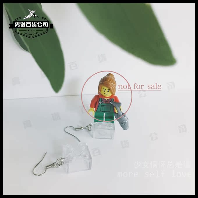 bóng đèn led nháy [Bán hết không đền bù] Cửa hàng bách hóa phẫn nộ / Gạch LEGO thập niên 90 tai bông tai mát mẻ - Thiết bị sân khấu đèn led sân khấu