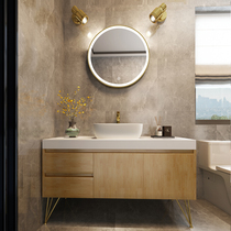 Bathroom Intelligent bathroom Light luxury bathroom cabinet combination Floor-to-ceiling wash face Wash basin Pool Wash basin Toilet