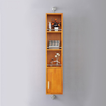 Famous craftsman spot rotating cabinet Bathroom cabinet Side cabinet Multi-function locker Rubber wood bathroom mirror cabinet