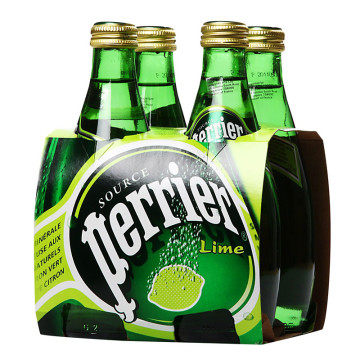 French imports Paris Water Perrier with gas mineral water original taste turquoi 330ml * 4 TASTE NOTES