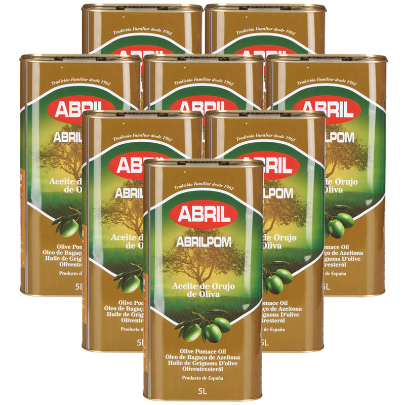 (21.June production) Spain import ABRIL blend olive pomace oil 5L * 8 cans discount
