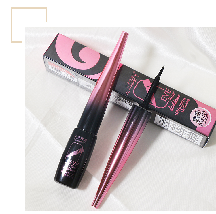Bút kẻ mắt Flamingo nữ không nhòe không thấm nước bền giả giả nhỏ mới bắt đầu cứng đầu lưới mịn màu đỏ đích thực - Bút kẻ mắt lameila kẻ mắt