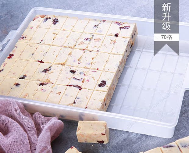 Nougat khuôn công cụ cắt không dính sống dưới đáy tự làm thủ công 4 mảnh đặt vật liệu bông tuyết gia dụng khuôn bánh bao