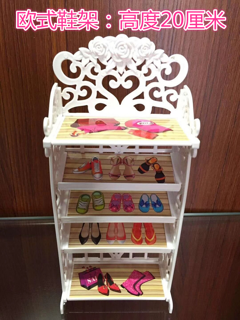 Phổ Barbie giày búp bê 20 đôi Barbie pha lê giày cao gót mát đám cưới công chúa giày phụ kiện đồ chơi đầm búp bê