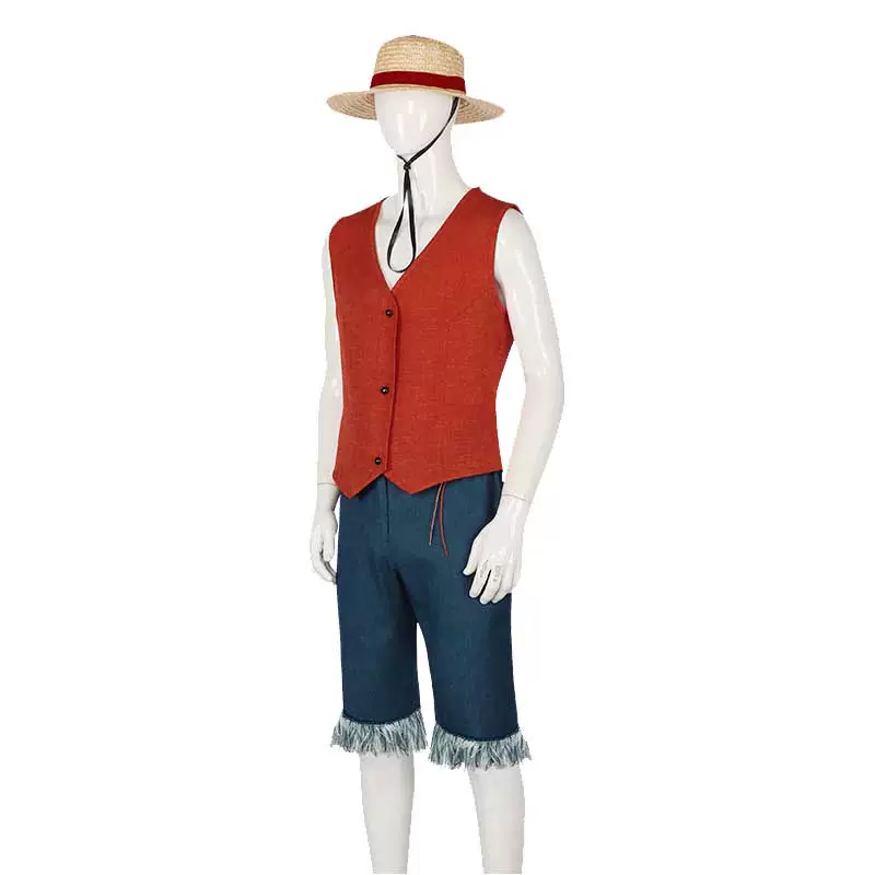 Một Mảnh One Piece ONEPIECE2023 Luffy Trang Phục Hóa Trang Halloween Mũ Rơm Luffy Phù Hợp Với Nam