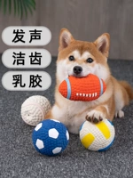 Игрушка для домашних животных, шлифование зубов, звуковой мяч, дразнящая собака Необоснованная артефакта Тедди Шиба Ину Корги маленькие собачьи питомцы