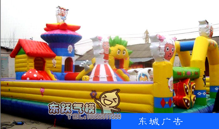 Festive Goat Inflatable Castle Trampoline Trampoline Can Be Customized As Air Model Inflatable Toy Slide Large equipment 