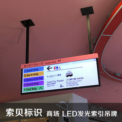 New Creative Special Price Customised Light Box Mall Instructions Hangtag Hotel Guide Plate Zinc Plated Zinc Plate LED Luminous Light Box